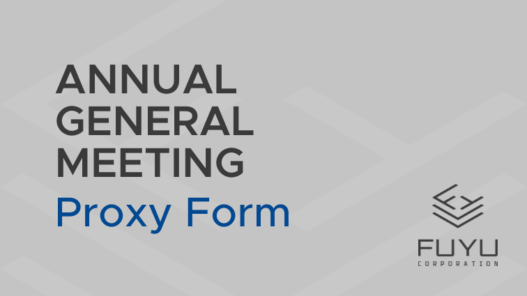 AGM Proxy Form