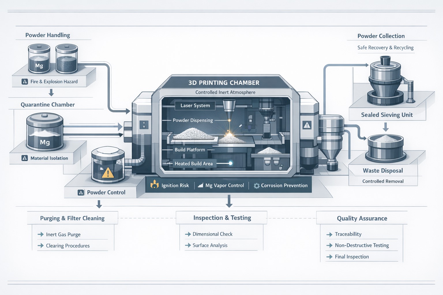Ceramic powder injection manufacturing workflow