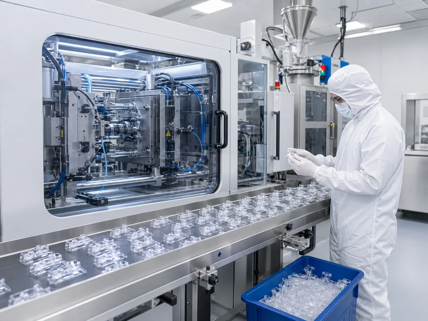Cleanroom biomedical manufacturing process