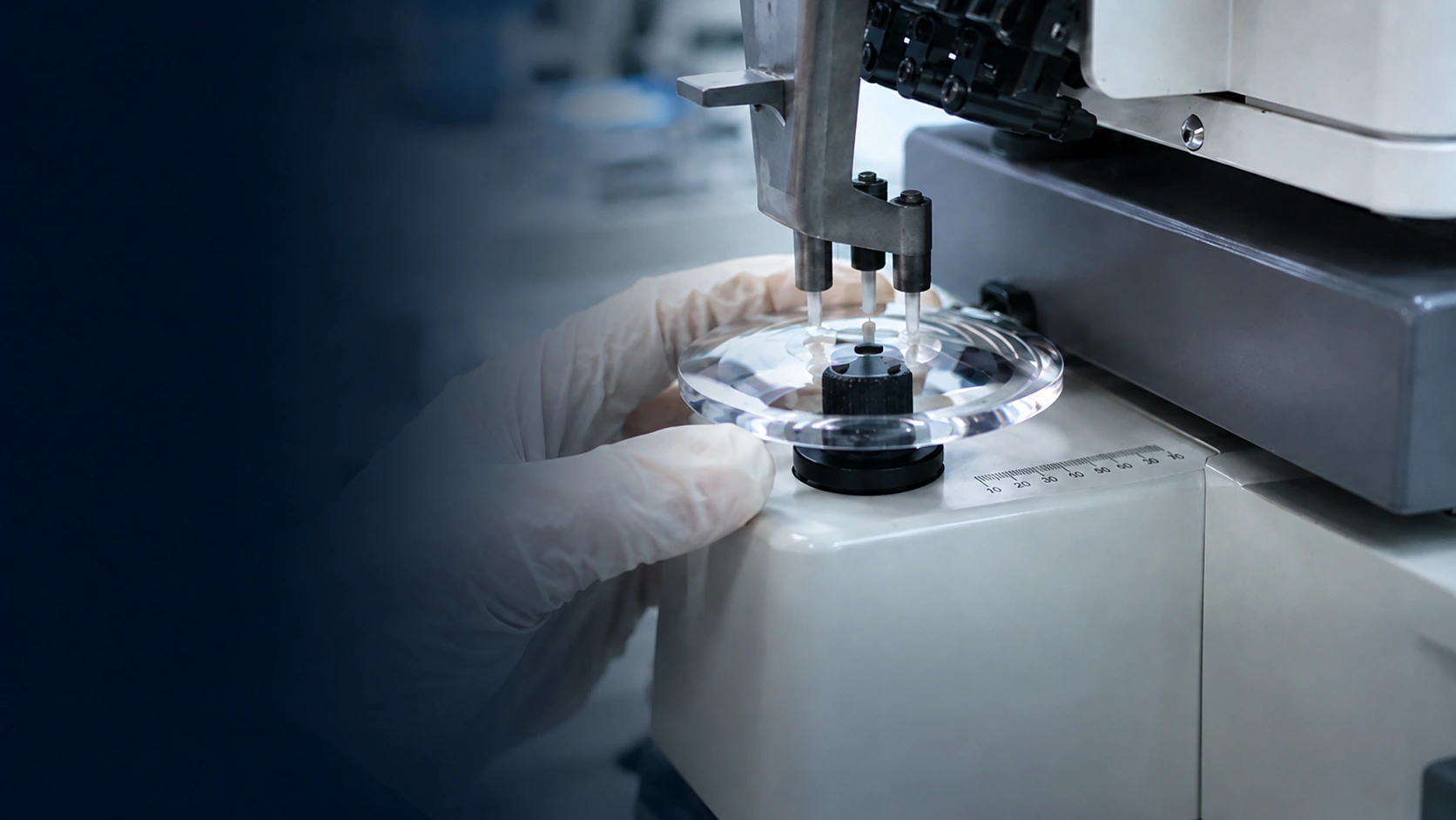 Ultra-precision optical molding process for clear lens components