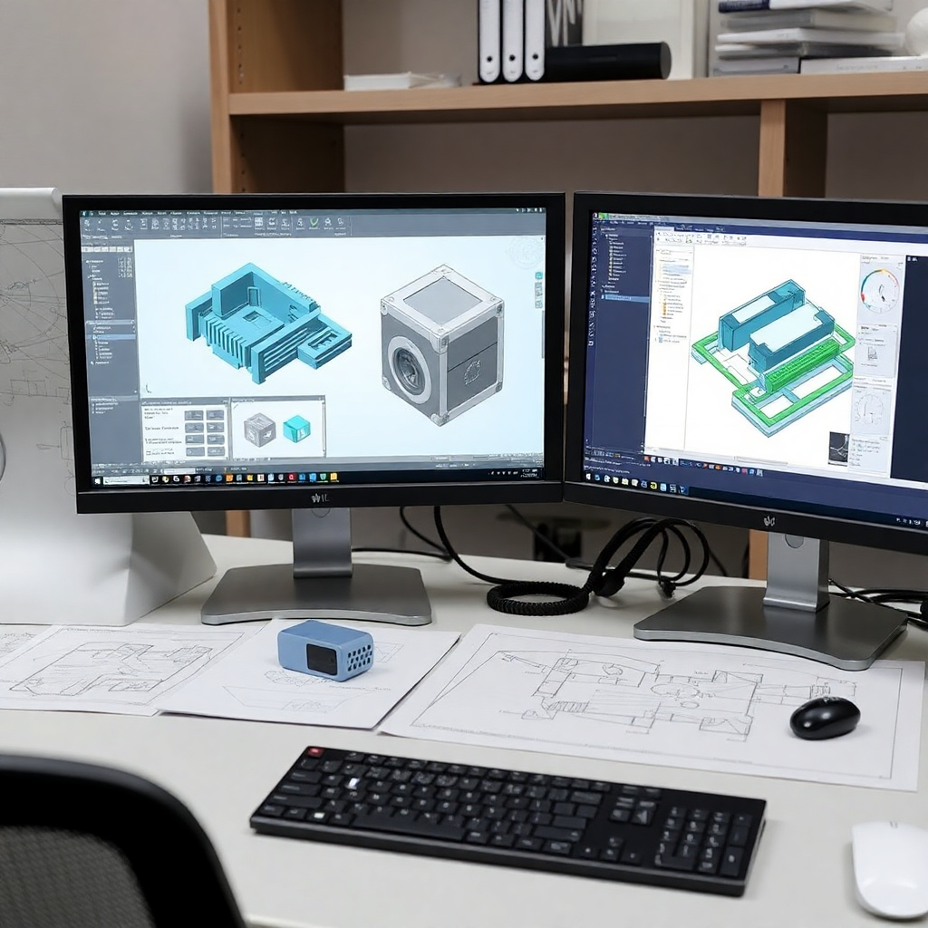 CAD modeling workstation for product design services