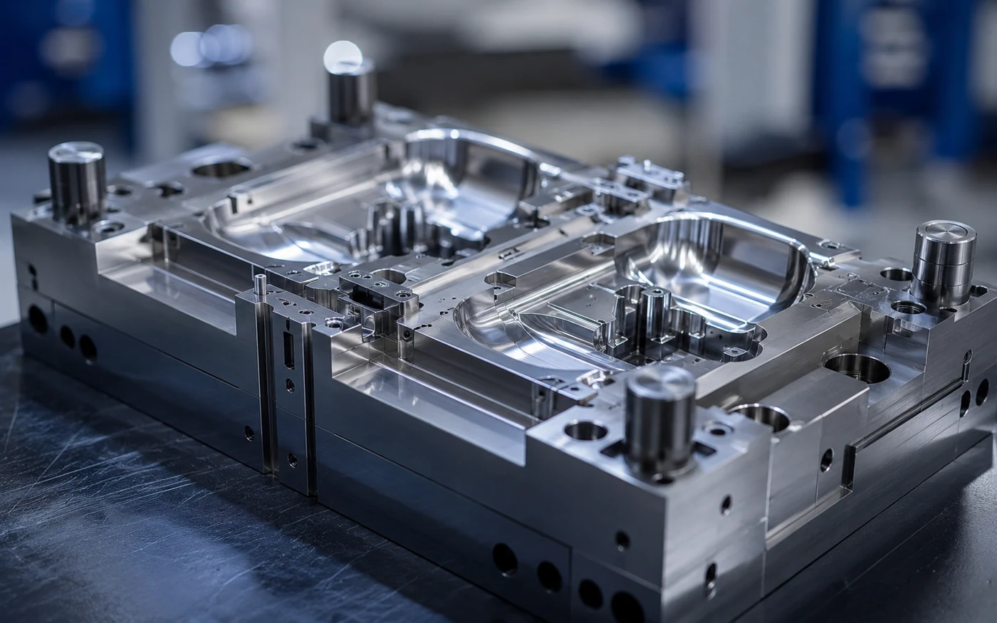 Precision mould insert and tooling detail for high-accuracy component production