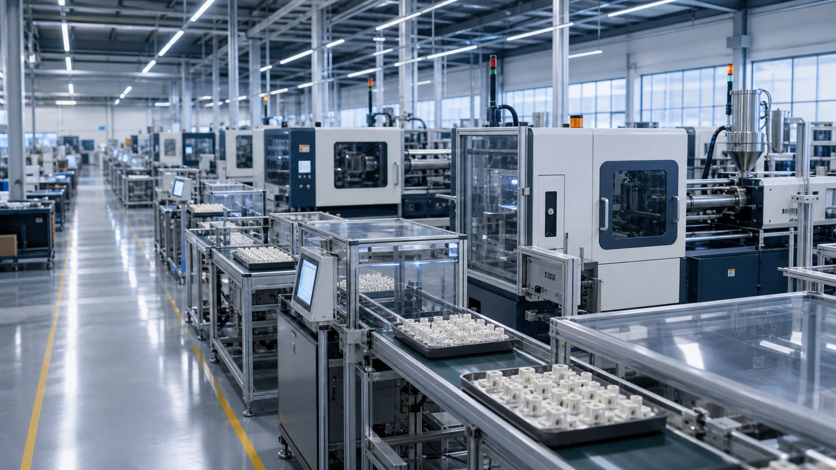 High volume automation cell with robotic handling for customer-focused scalable production