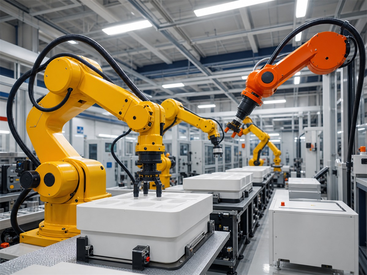 Automated LSR robotic production line