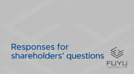 Responses for shareholders' questions